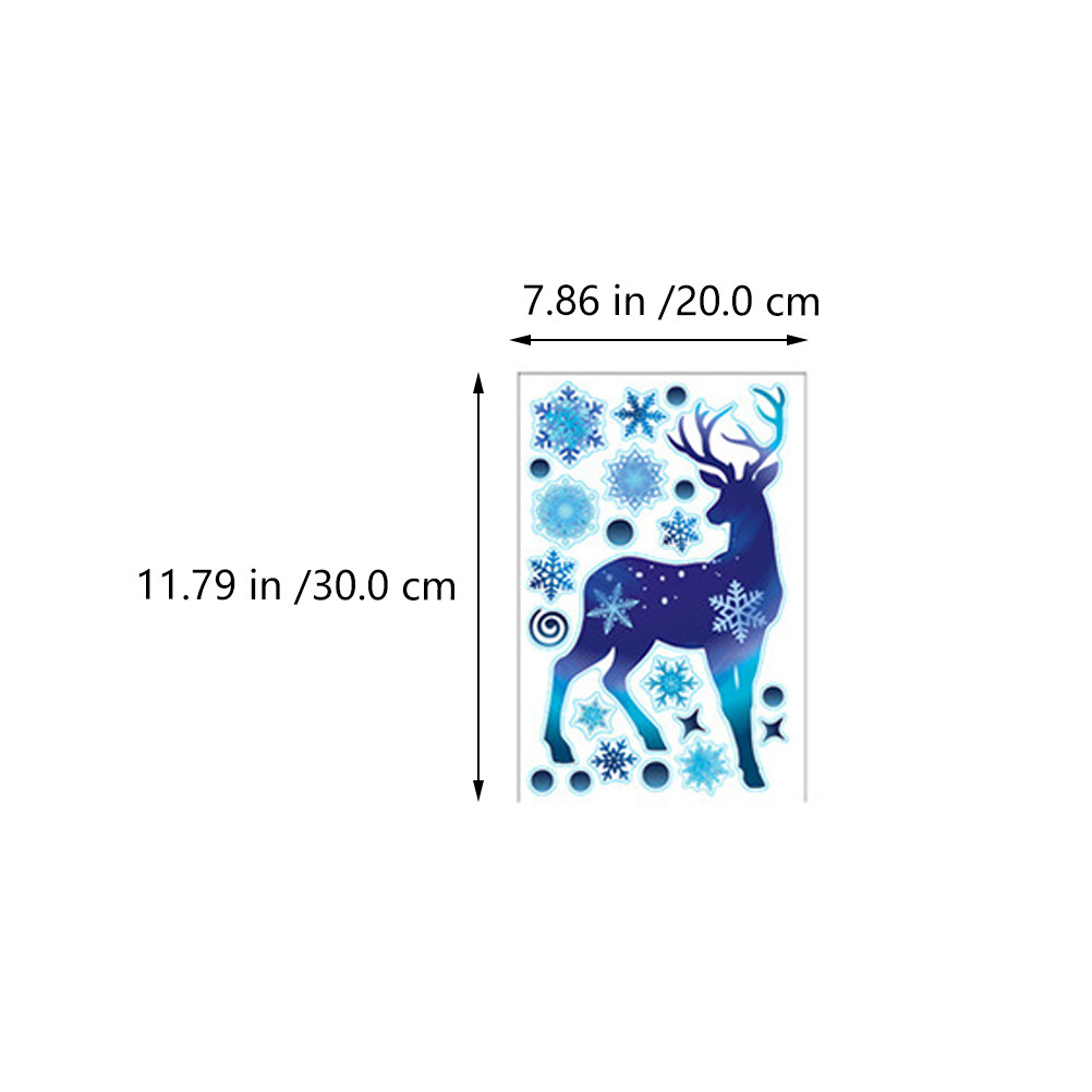 9 Sheets Christmas Window Deca - Snowflake Window Decal recensione e prezzo