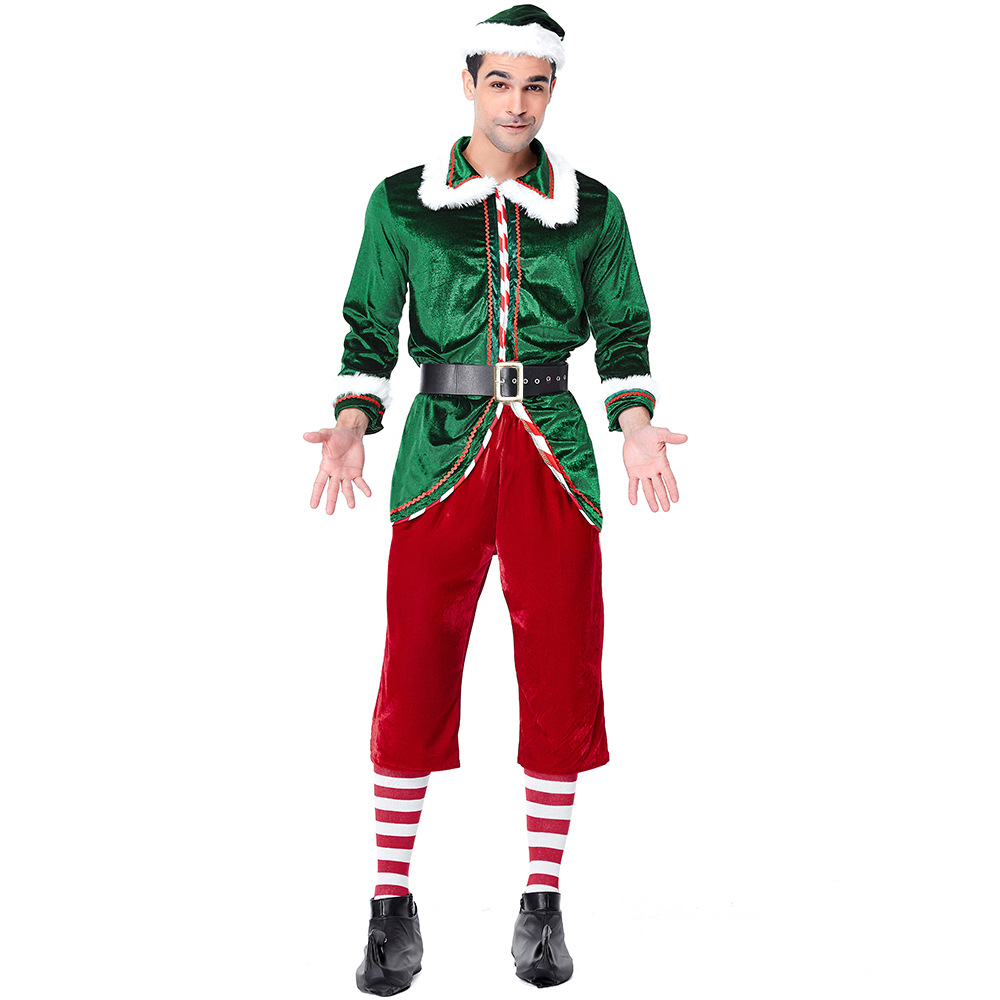 Santa Claus Costume Women Men  - Elf Costume Christmas recensione e prezzo