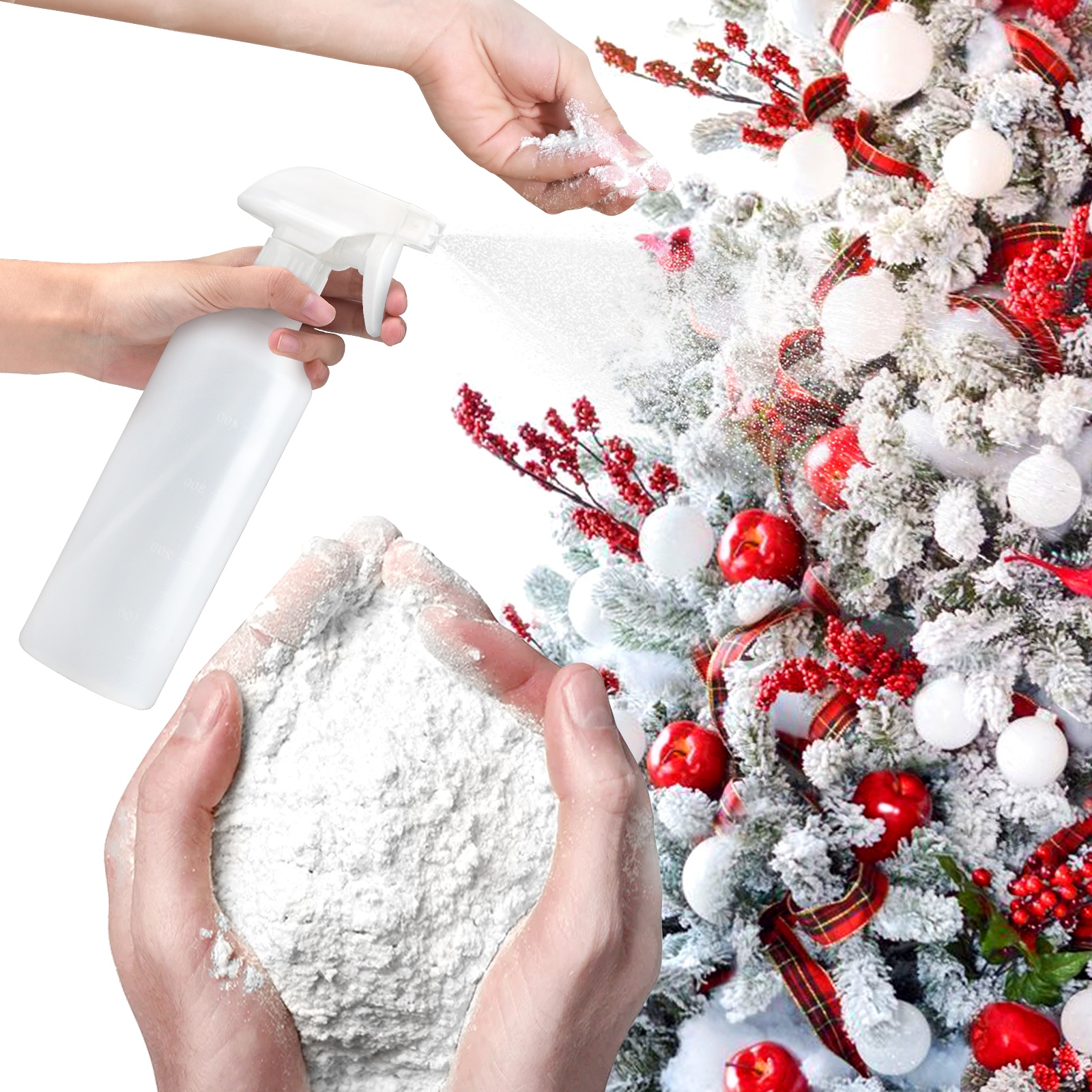 Artificial Fake Snow Flocking  - Christmas Wreath Fake recensione e prezzo