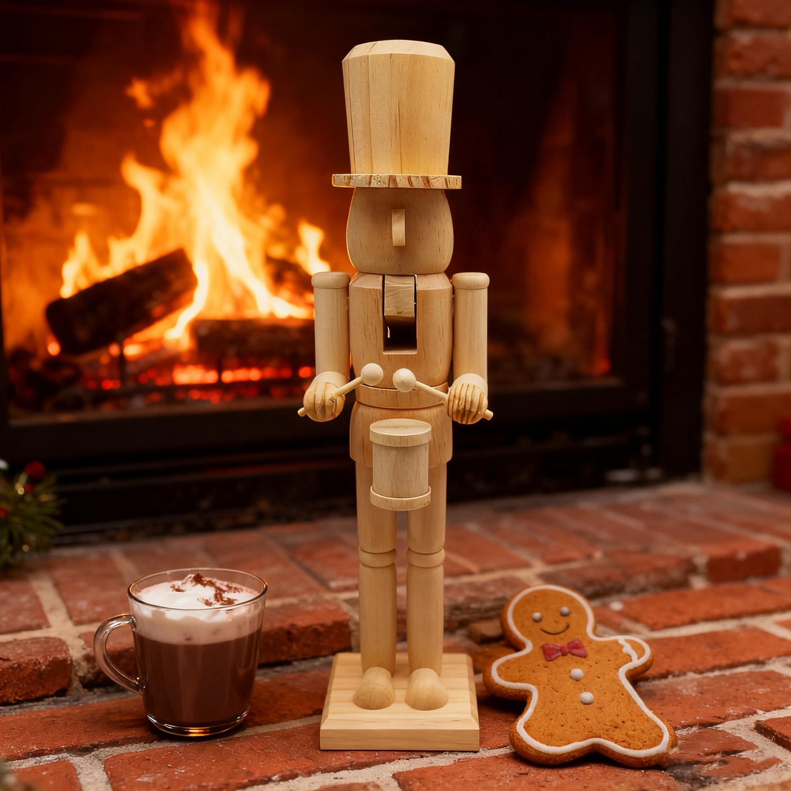 Nutcracker Decor 38cm Wooden F - Nutcracker Figurine recensione e prezzo