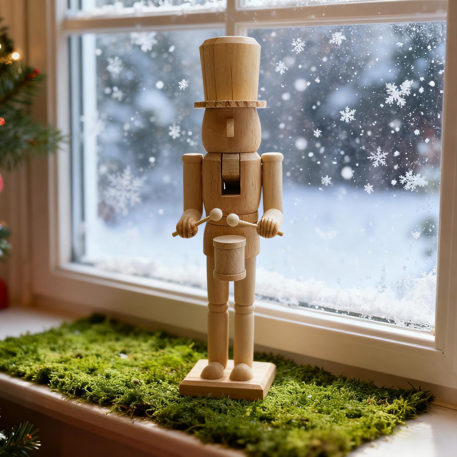 Nutcracker Decor 38cm Wooden F - Nutcracker Figurine recensione e prezzo