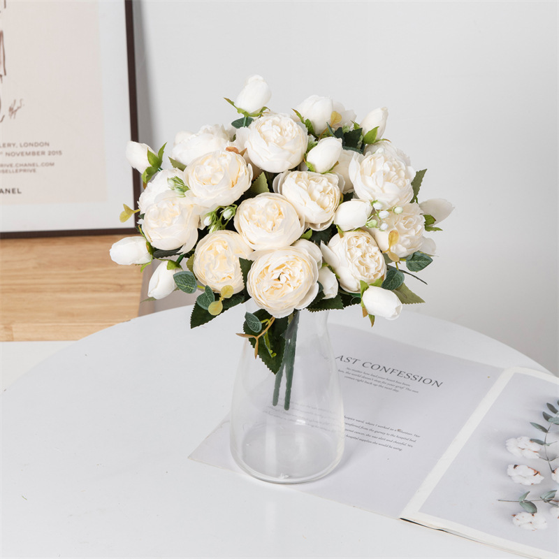 Artificial Flowers Fake Silk W - Christmas Wreath Fake recensione e prezzo