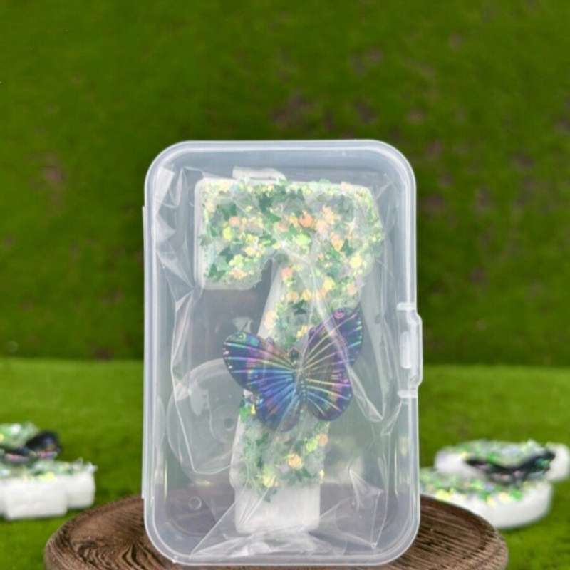 1Pc Green Sequins Number 0-9 B - Holiday Candle Set recensione e prezzo
