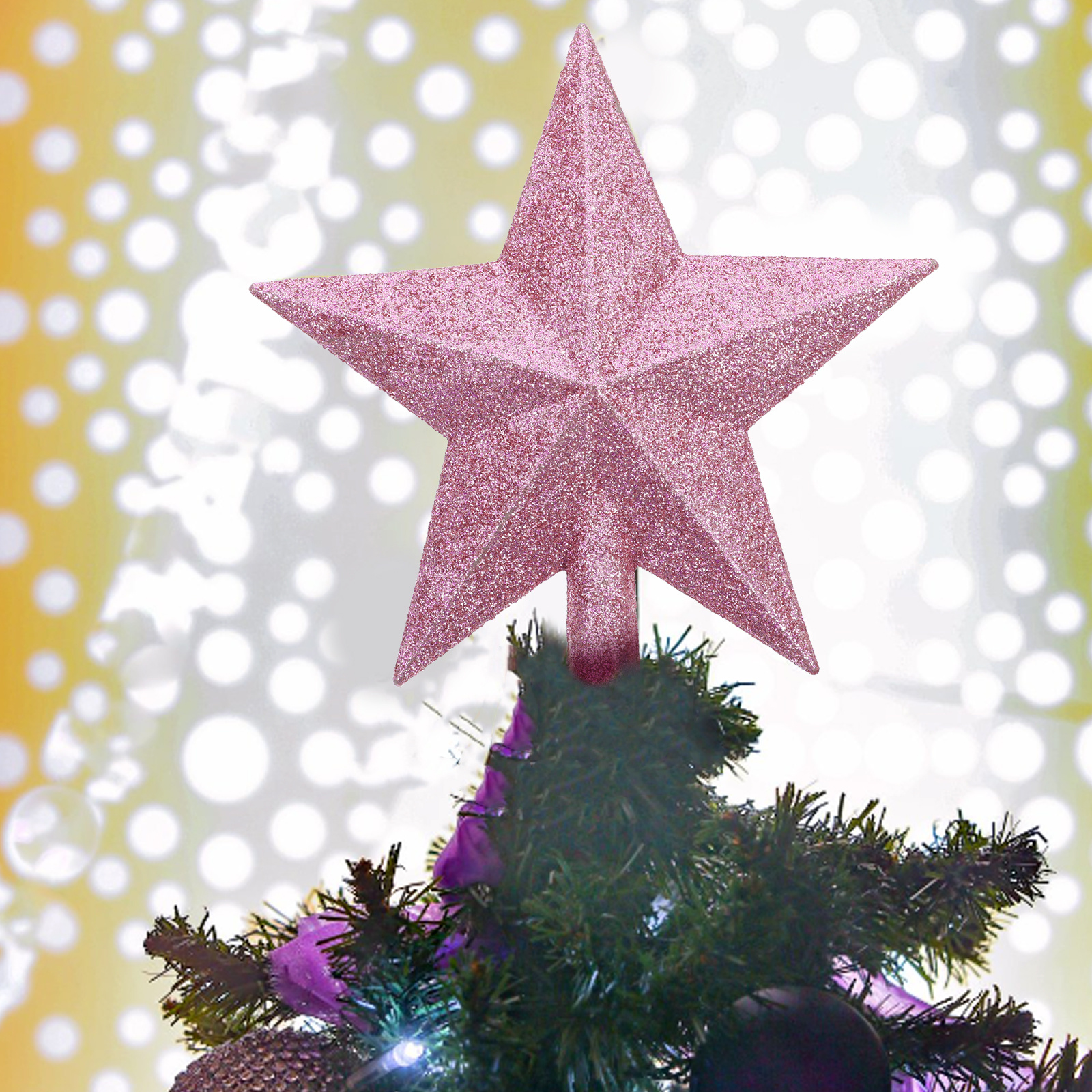 10Pcs Christmas Tree Star Topp - Star Tree Topper recensione e prezzo