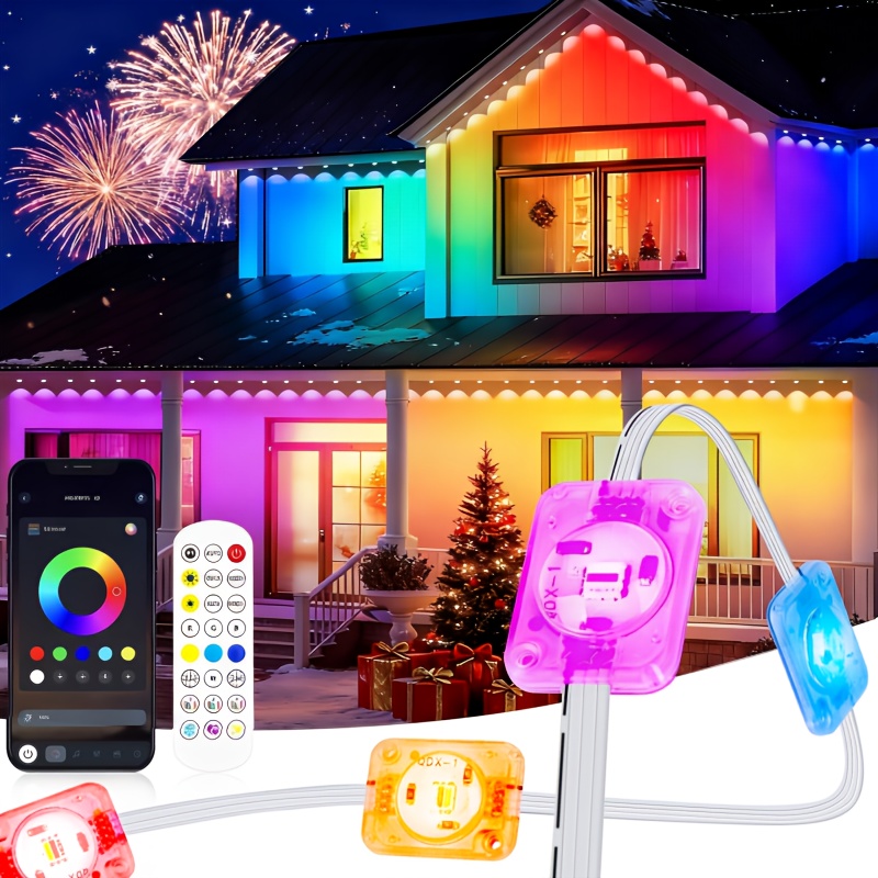 RGB+IC Smart Outdoor Eaves Lig - Christmas Lights Outdoor recensione e prezzo