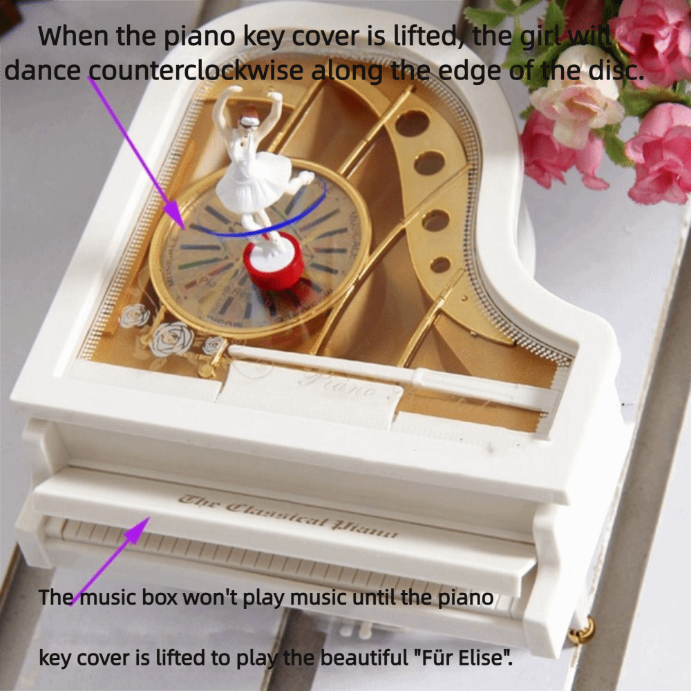 European-style Piano Model Mus - Snow Globe Musical recensione e prezzo
