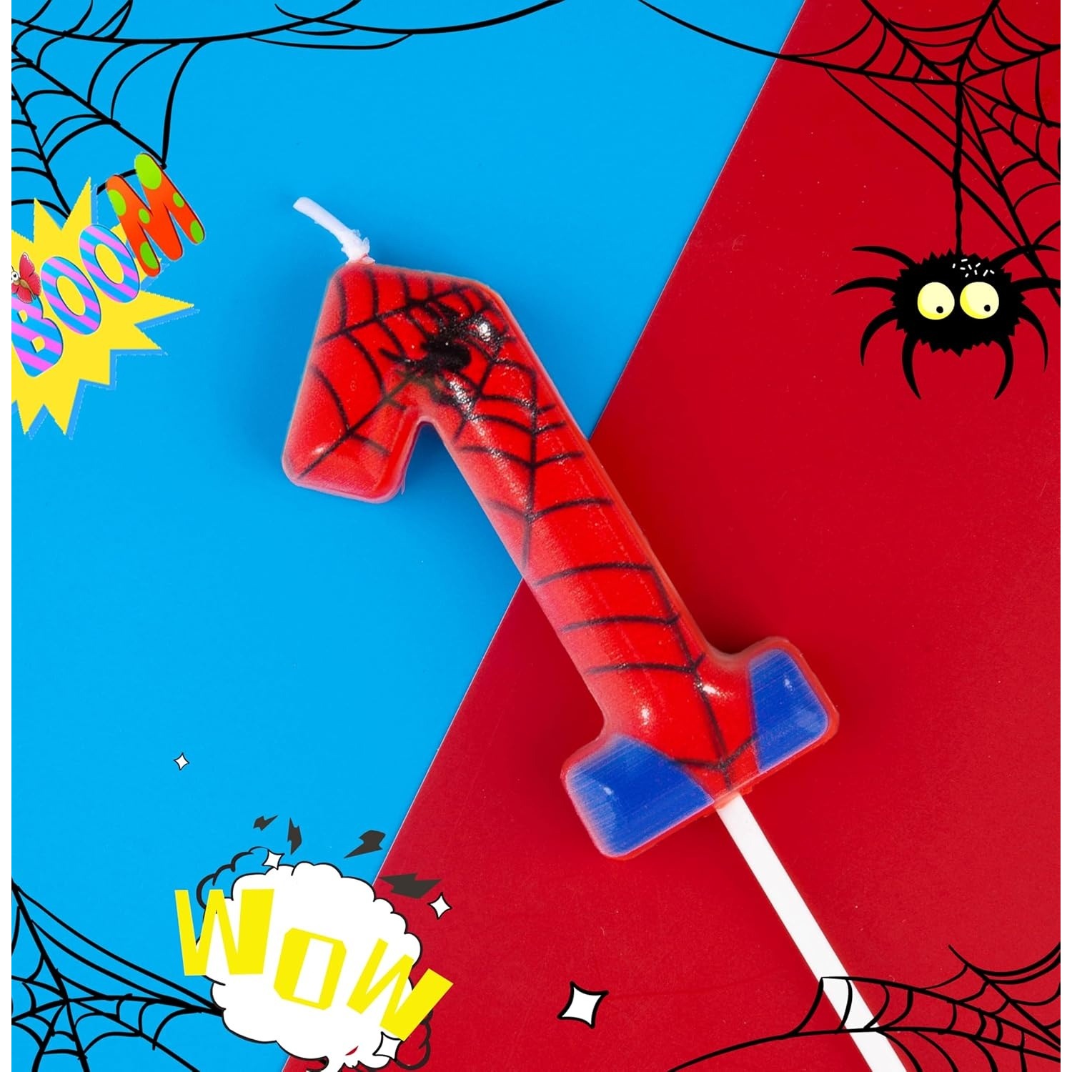 Spider Party 0-9 Birthday Cand - Holiday Candle Set recensione e prezzo