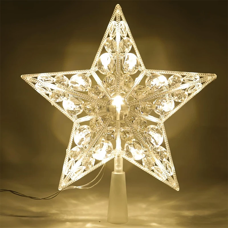 15cm Christmas Decoration Glow - Star Tree Topper recensione e prezzo