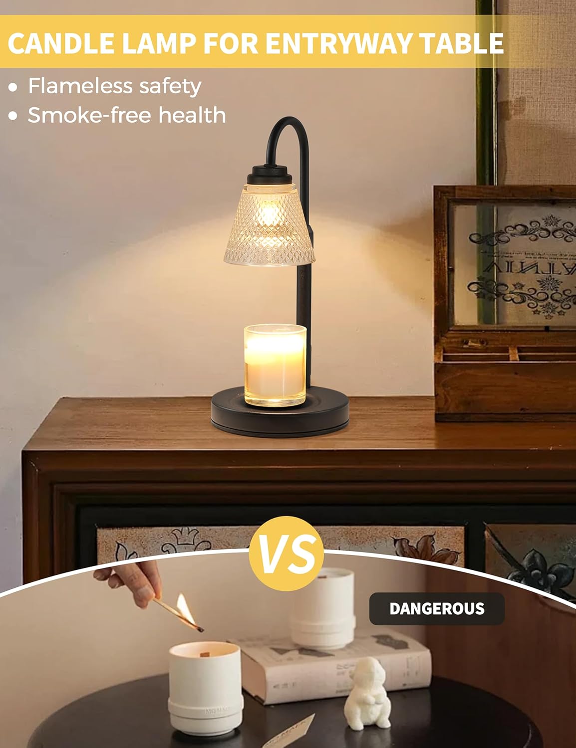 Candle Warmer Lamp with Timer  - Holiday Candle Set recensione e prezzo