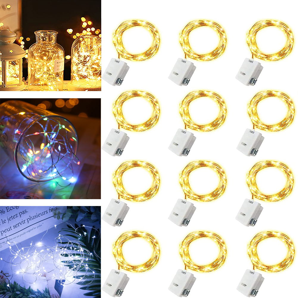 12PCS LED String Lights with 3 - Led Fairy String Lights recensione e prezzo