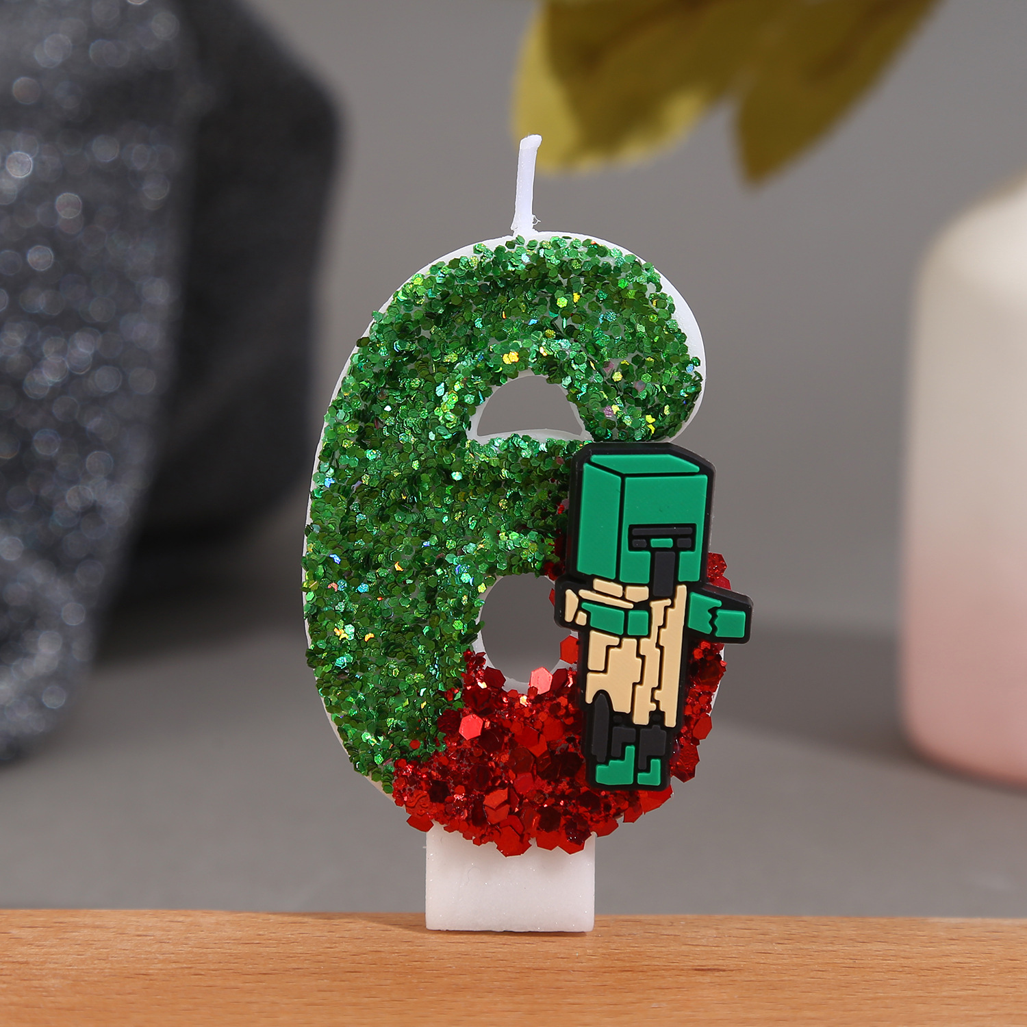 Minecraft Creative Cartoon Num - Holiday Candle Set recensione e prezzo