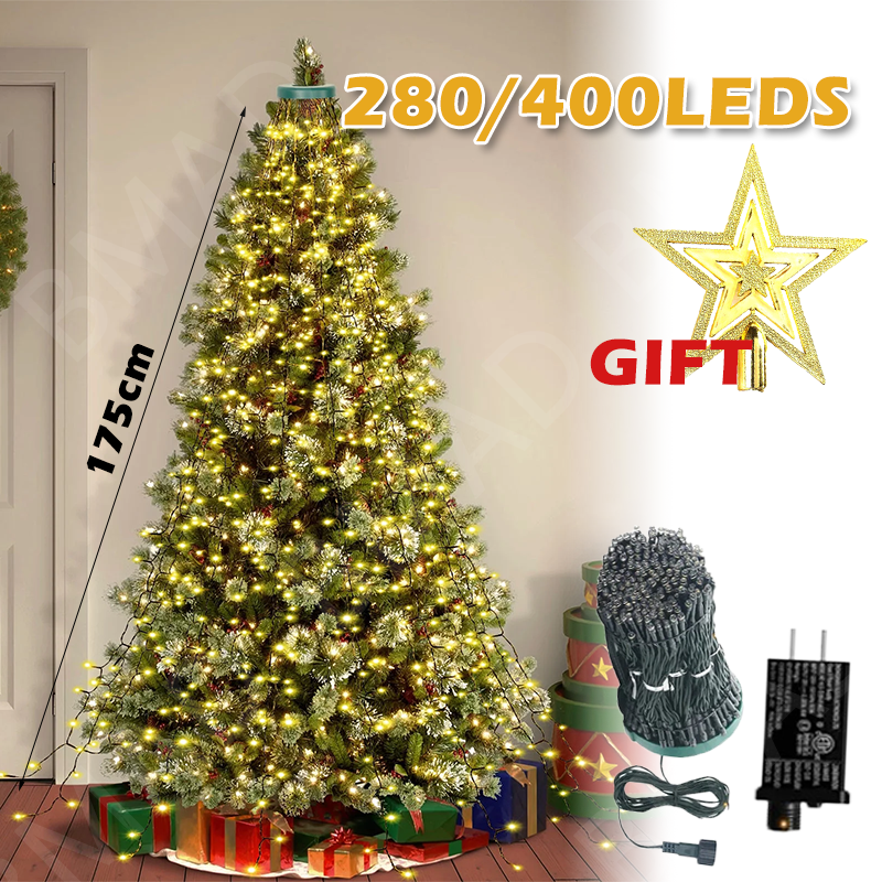 Christmas Tree Waterfall Light - Led Fairy String Lights recensione e prezzo