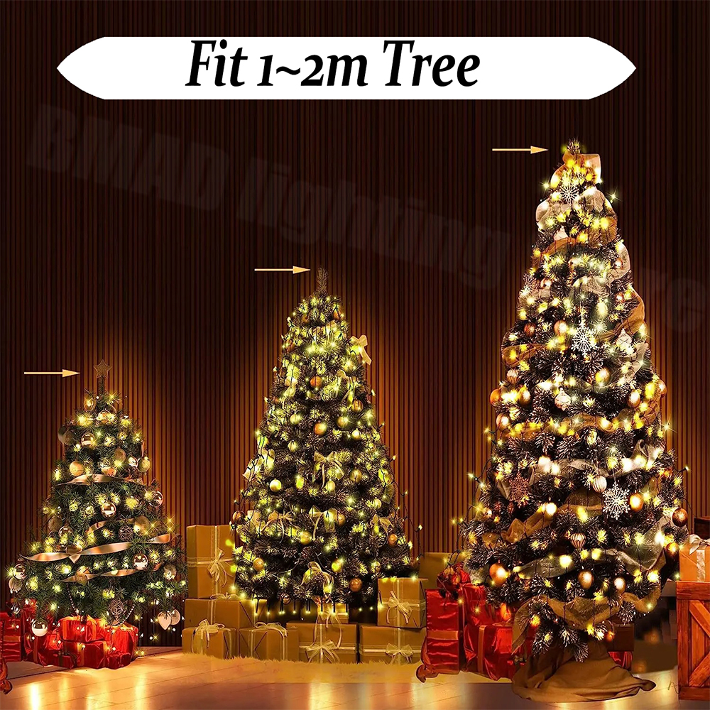 Christmas Tree Waterfall Light - Led Fairy String Lights recensione e prezzo