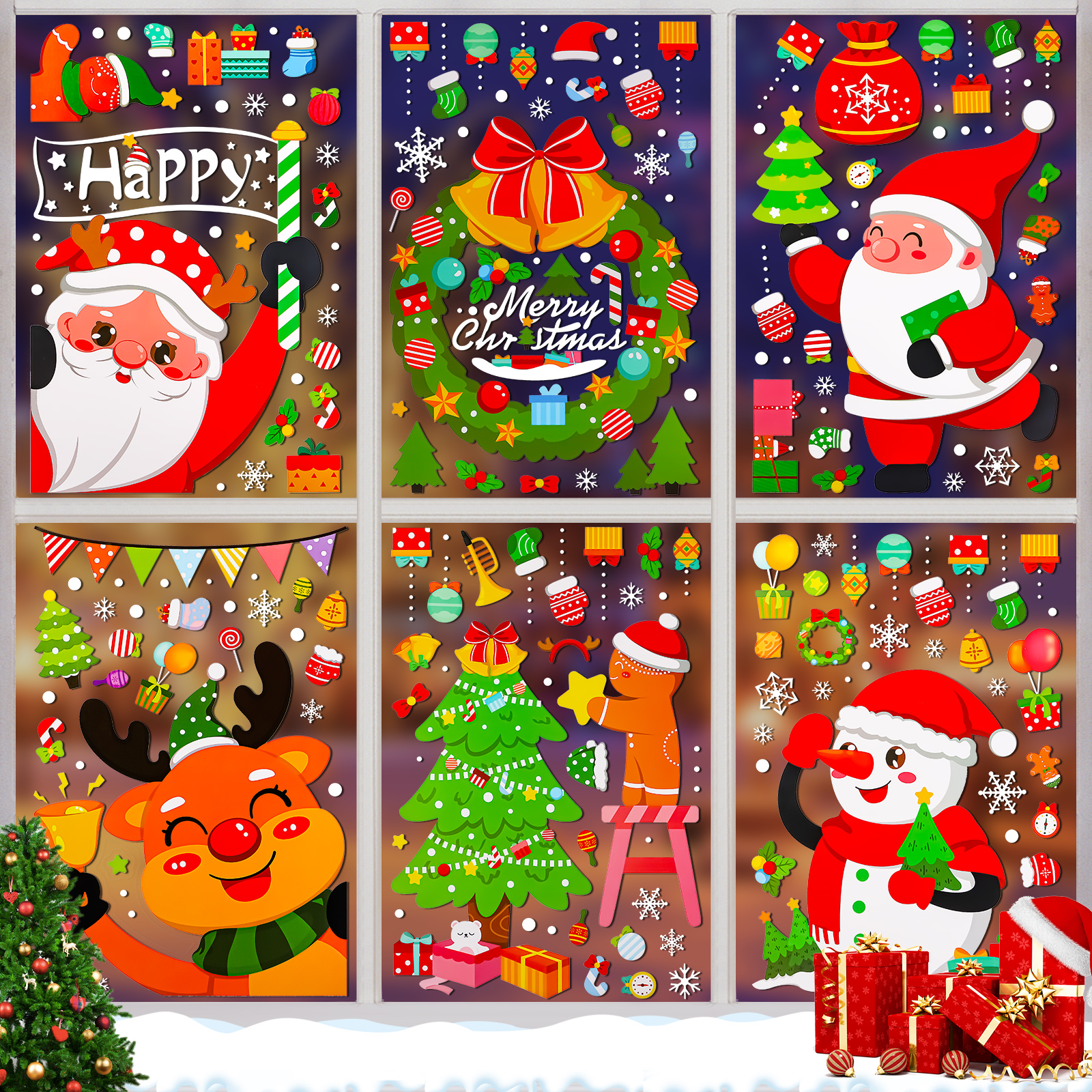 Removable Christmas PVC Static - Snowflake Window Decal recensione e prezzo