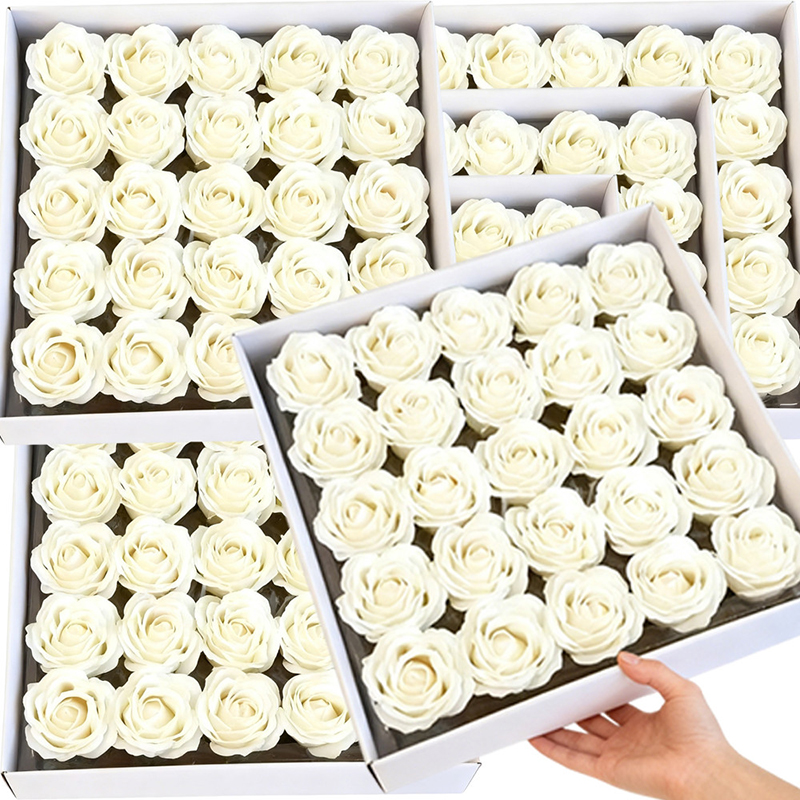 5/10Pcs Artificial Rose Soap F - Christmas Wreath Fake recensione e prezzo