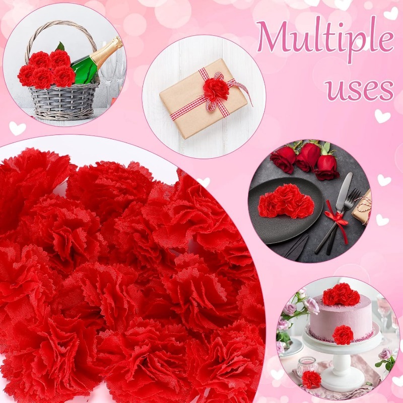 10/20Pcs Rose Artificial Flowe - Christmas Wreath Fake recensione e prezzo