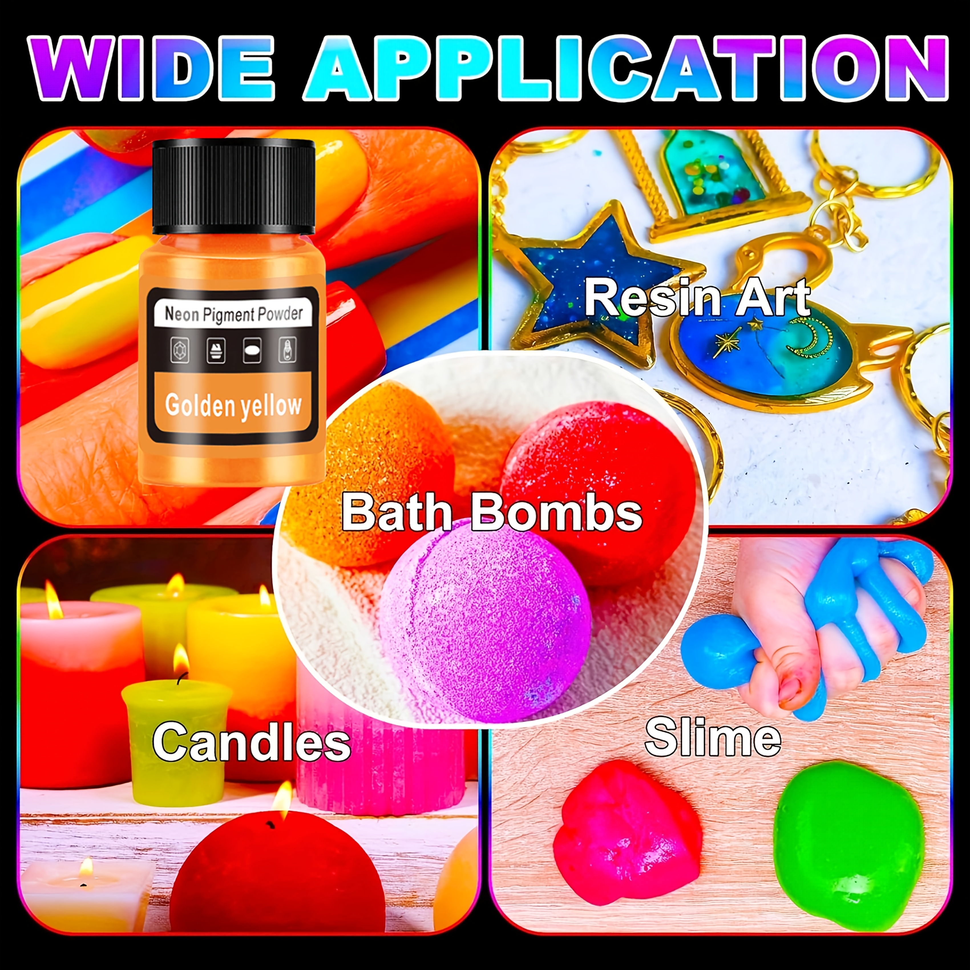 Fluorescent Powder/Neon Resin  - Holiday Candle Set recensione e prezzo
